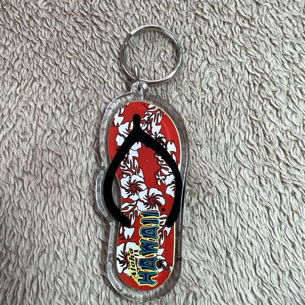 Vintage Hawaii Key Chain Keychain‎ Key Ring
